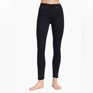 Rag & Bone black high rise skinny jeans